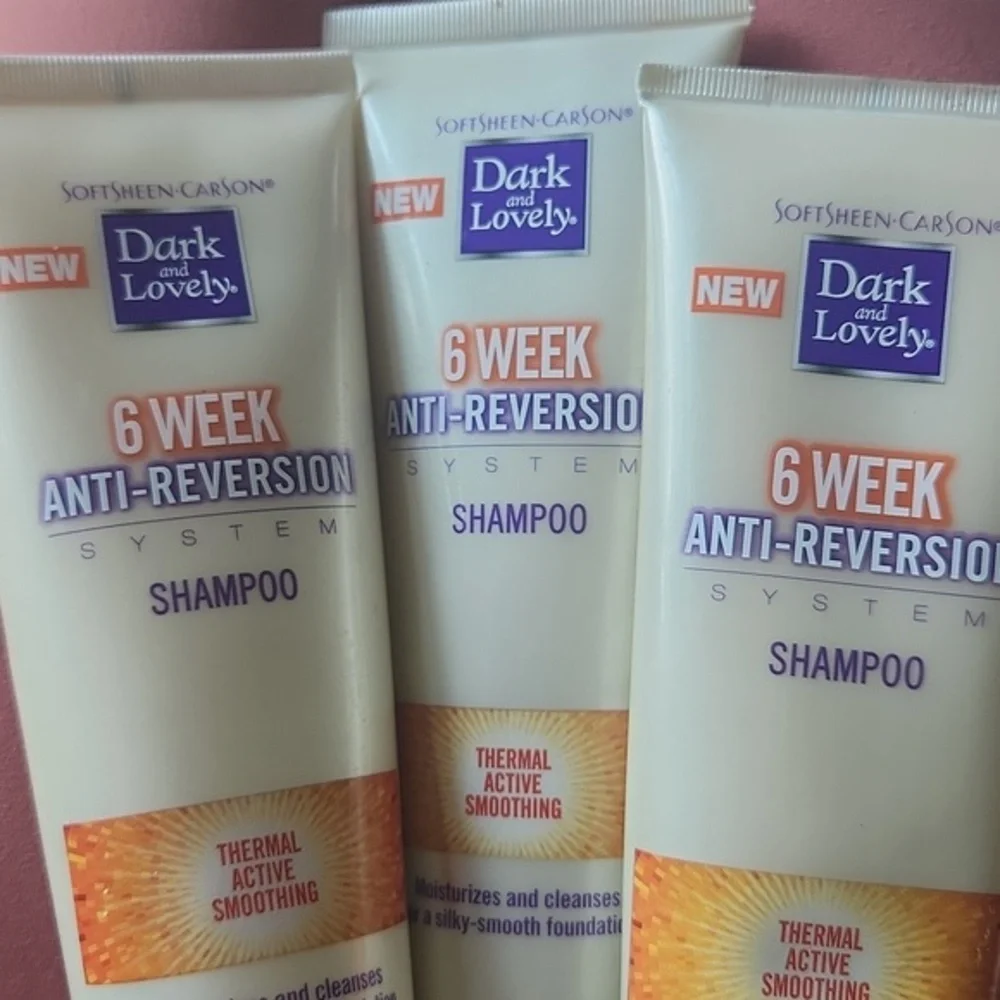 Dark and lovely 6 week Shampoo for Anti-Reversion Hair Care- 2‎ bottles